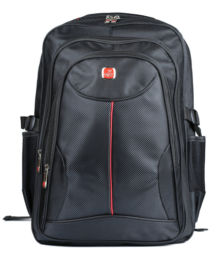 BR11 | Univerzální, pevný batoh s přihrádkou na notebook | 30l, 3 komory, 1680D balistický nylon | Černá