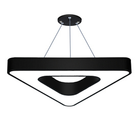 LPL-006 | Hanging LED ceiling lamp 50W | triangular | aluminum | CCD not blinking | Φ80x6