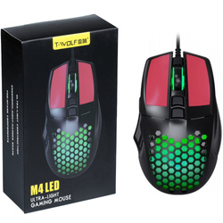 M4 | Gaming computer mouse, wired, optical, USB | RGB LED backlight | 1200-4000 DPI, 7 buttons