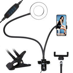Seny-3.5in | 30W annular lamp on a flexible headband LED Ring for makeup, videoconferencing