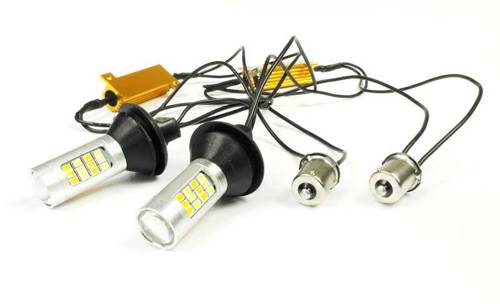 DRL with 2in1 indicator | Bulbs 42 SMD 2323 | Lights LED daytime | Automatic Module
