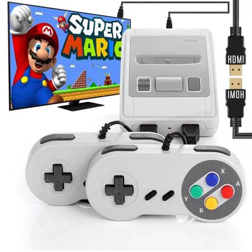 HD-SFC621 | HD MINI CONSOLE | HDMI connector 621 games | Television game with two pads