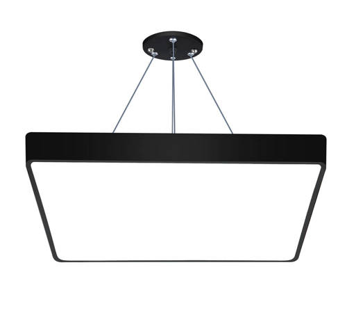 LPL-009 | Hanging LED ceiling lamp 50W | square | aluminum | CCD not blinking | 56x56x6