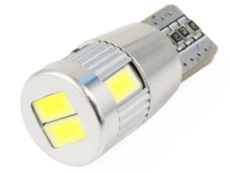 Auto-LED-Lampe W5W T10 6 SMD 5630 SUPER CAN BUS ohne Objektiv