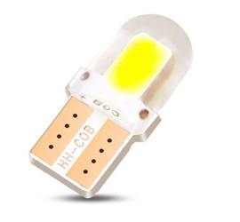 LED-Birne W5W T10 2 COB 4-Chip-Silikon | Kurz - 24 mm