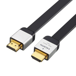 HWD-2.0-3M | Płaski kabel HDMI High Speed with Ethernet 3 metry