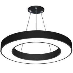 LPL-004 | Lampa sufitowa wisząca LED 36W | okrągła | aluminium | CCD niemrugająca | Φ60x6
