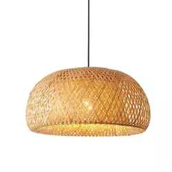 Naturalna lampa bambusowa | BOHO Pleciona | 80cm