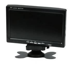 PZ607 | Panoramiczny monitor TFT LCD 7" 12-24V 2xVIDEO