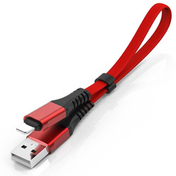 UC-020-IP | Krótki kabel USB - Lightning do Iphone | Quick Charge 3.0 | 30 cm | Transfer danych, Car Play