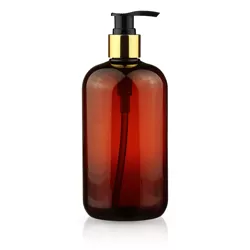 XH35-BROWN  | Dozownik do mydła | Brązowa butelka z dozownikiem na mydło w płynie