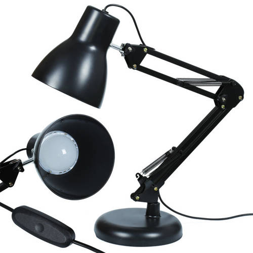 MT-830B | Lampka biurkowa, szkolna LED | Regulowana lampa kreślarska na biurko