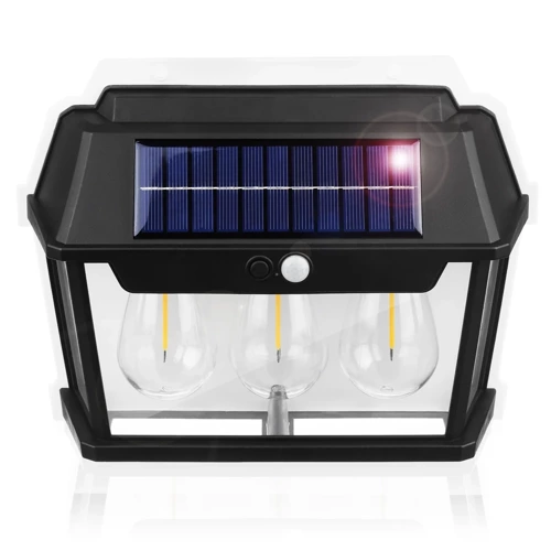 TG-TY13504 | Kinkiet solarny LED | Lampa solarna z czujnikiem zmierzchu i ruchu | Zewnętrzne oświetlenie solarne