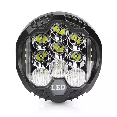 WL002-50W | Lampa robocza LED 7" 50W 5000lm | 2w1 | DRL + reflektor dalekosiężny