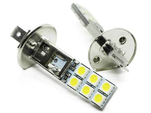 Żarówka samochodowa LED H1 12 SMD 5050