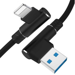 AM30 | Apple Lightning 1M | Cablu USB de încărcare a telefonului înclinat | iPhone 5 6 7 8 X 11 2.4A