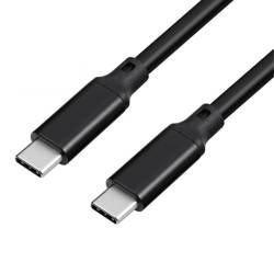 AN-10-1M-Typ-C-Čierny | 100W kábel USB-C / USB-C | 1 mil