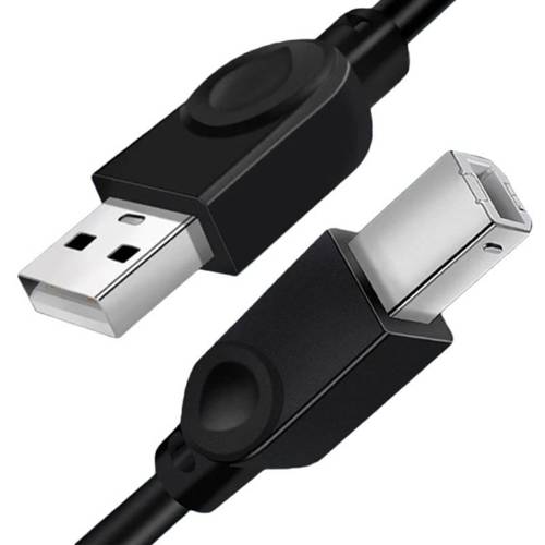 UP-1,8-1,8M-Black | USB-A - USB-B kábel pre tlačiareň, skener | 1,8 metra