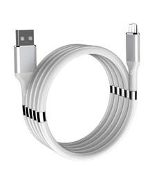 SN01-1M-Mikro-Vit | Infällbar USB-kabel för snabb laddning | Quick Charge 3.0